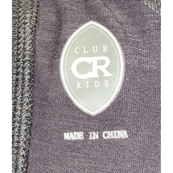 CLUB RIDE Cycling Jersey Men's M RIALTO 1/2 Zip Bike S/S Shadow Gray Commuter - Picture 2 of 11